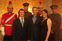 From left to right, front row Thomas Macleay "Charlie", Alain Coulombe "Lt Flowerdew, Bett Wayne Allison "Mary".  Back row Sgt Webb, Tpr Ebaghetti, MCpl Patterson, Cpl Nancarrow